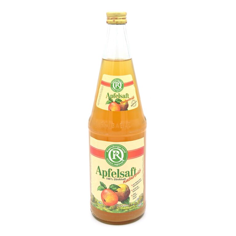 Apfelsaft in Glasflasche