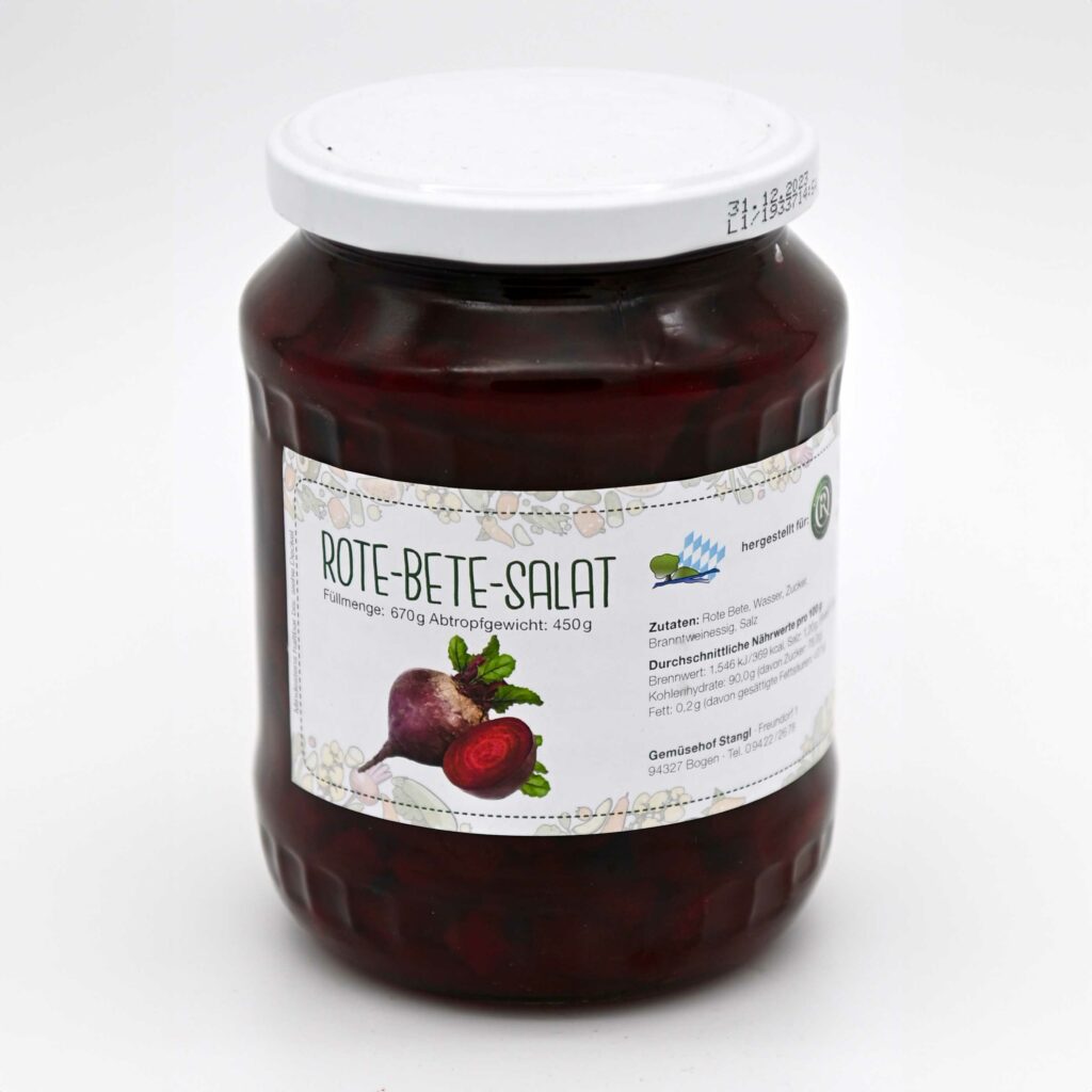 Rote Bete im Glas